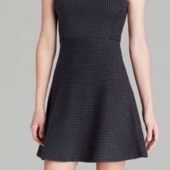 Theory Randria Evian Pinstripe Knit Dress - Picture 3 of 9